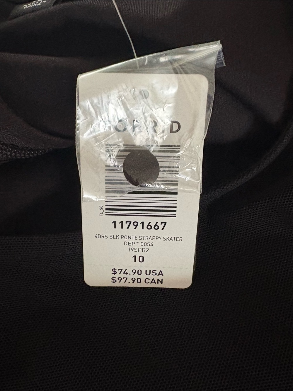 Torrid Mini Studio Luxe Ponte And Mesh Illusion Dress NWT Size 10 Feminine - Picture 6 of 7